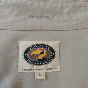 Zazch Beige Cotton L  MenShirt